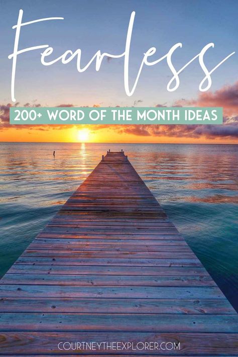 220 Word of The Month Ideas - Courtney The Explorer Word Of The Month, Word Ideas, Month Ideas, Small Habits, Bracelet Tattoo, Six Words, Word A, Instagram Marketing Tips, Daily Word