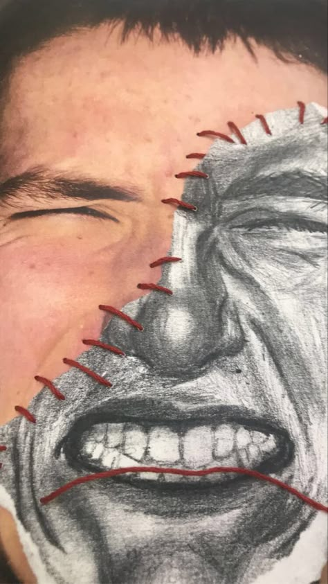 Gcse Art Final Piece Portrait, As Level Art Coursework, Art Project Ideas College, Gcse Art Pieces, Fragments Art Gcse Artists, Identity Art Gcse Artists, Portrait Artist Research Page, Gcse Art Artists, A Level Art Final Piece Ideas