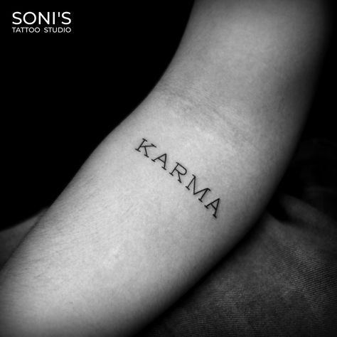 Karma Tattoo #karma Soni's Tattoo Studio 09974432274 Navsari Gujarat . Tattoo done by @nitesh_devi_soni at most Trusted Tattoo Studio of town @sonistattoo_by_nitesh . #sonistattoo #navsari #gujarat #india #tattoo #besttattooingujarat #besttattooinindia #tattooingujarat #tattooinindia #tattoos #tattooartist #tattooideas #tattooist #tattoolife #tattoodesign #tattoolove #tattoowork #art #tattoostudio #tattooart #tattoopro #proffesionaltattooartist Karma Tattoo For Men, Karma Tattoo Design, Tattoo Karma, India Tattoo, Webbed Hands, Karma Tattoo, Tattoos Infinity, L Tattoo, Tattoos Mandala