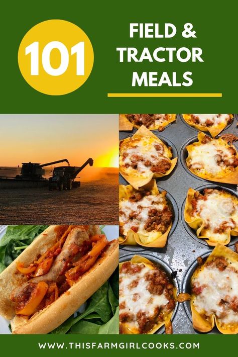 Handheld Sandwiches, Farmer Meals, Tractor Meals, Tractor Food, Meals With Recipes, Farm Meals, Harvest Meals, Cold Lunch Ideas, Farmer Recipes