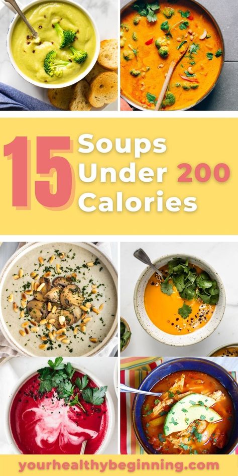 Low Calorie Soup Recipe, Low Calorie Soup, Cabbage Soup Diet, Soup Diet, Fall Soups, 200 Calories, Healthy Soup Recipes, Healthy Soup, Low Calorie Recipes