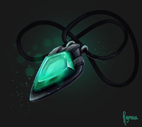 ArtStation - Item design, Rigrena ★ Sanja Grbic Fantasy Necklace Concept Art, Fantasy Necklace Art, Fantasy Items, Fantasy Blade, Fantasy Pendant, Fantasy Magic, Fantasy Ring, Fantasy Necklace, Anime Jewelry