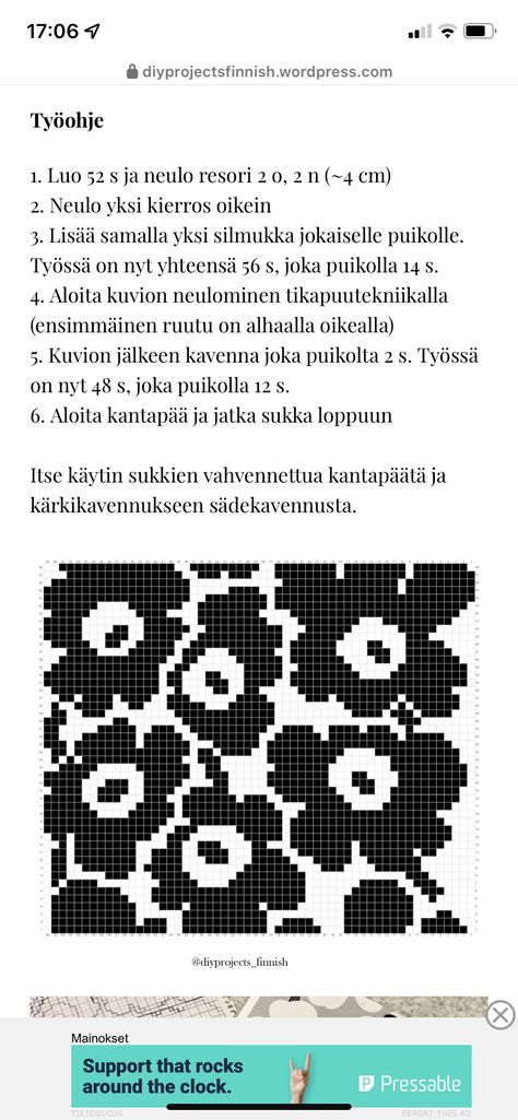 Marimekko Pattern Knitting, Marimekko Pattern, Knitting Machine Patterns, Sock Knitting Patterns, Iron Beads, Pixel Pattern, How To Start Knitting, Knitting Charts, Diy Knitting