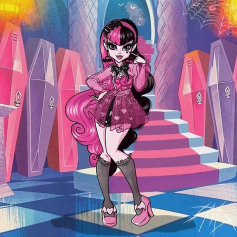 Monster High Gen 3 Draculaura, Draculaura Design, Gen 3 Draculaura, New Draculaura, Draculaura Gen 3, Draculaura G3, New Monster High, Monster High G3, New Monster High Dolls