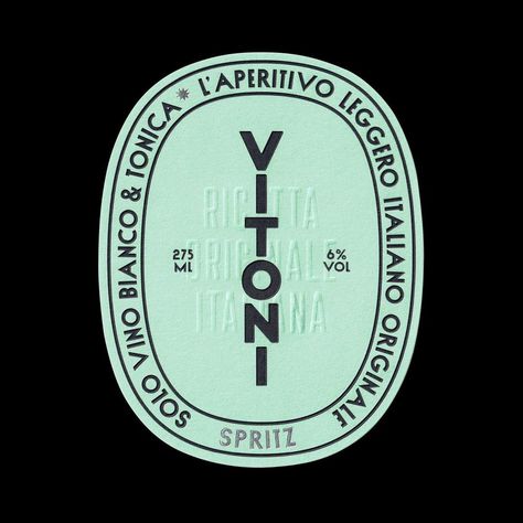 New project out soon! Vitoni is a new ready-to-drink light aperitif inspired by traditional Italian spritz of the 1950s. Made only with… Vintage Italian Packaging, Italian Packaging, Italian Graphic Design, Italian Wine Label, Italian Spritz, Wine Label Inspiration, Italian Logo, Label Inspiration, Brand Essence