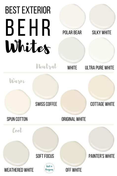 Behr Paint Whites Color Palettes, Behr Pure White, Ultra White Behr Paint, Offwhite Color Palette, Behr Greige Paint, Behr Palette, Ultra Pure White Behr Paint, Behr Greige Paint Colors, Behr Warm White Paint Colors