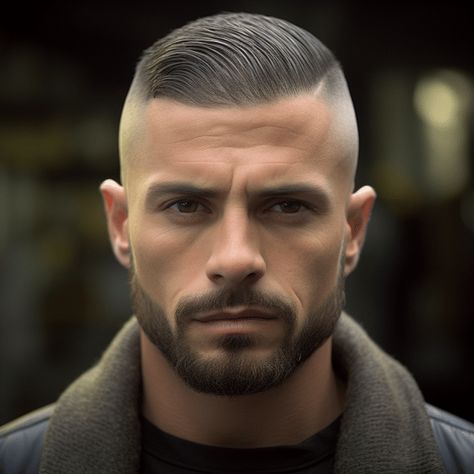 Hard Part with High Fade Haircut High Fade Crewcut, Mens High Fade Haircut, High Fade Haircut Mens, Hard Part Haircut, Haircuts For Balding Men, Hair Designs For Men, Men Fade Haircut Short, High And Tight Haircut, Biblical Tattoos