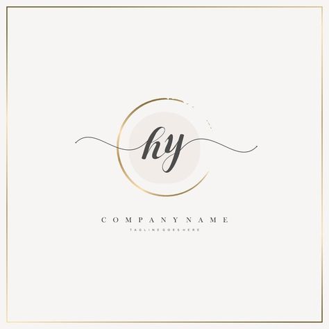 HY Initial Letter handwriting logo hand drawn template vector, logo for beauty, cosmetics, wedding, fashion and business Initial Brand Logo, Hy Logo Design, Logo For Beauty, Letter Handwriting, Logo Hand Drawn, Handwriting Logo, Logo Hand, Heart Hands Drawing, Hand Logo