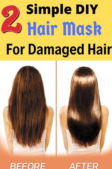 Simple Hair Mask, Hair Remedies For Damaged Hair, Remedies For Damaged Hair, Hair Repair Diy, Bleach Damaged Hair, Hair Masks For Dry Damaged Hair, Natural Hair Repair, Mask For Damaged Hair, Hair For Men