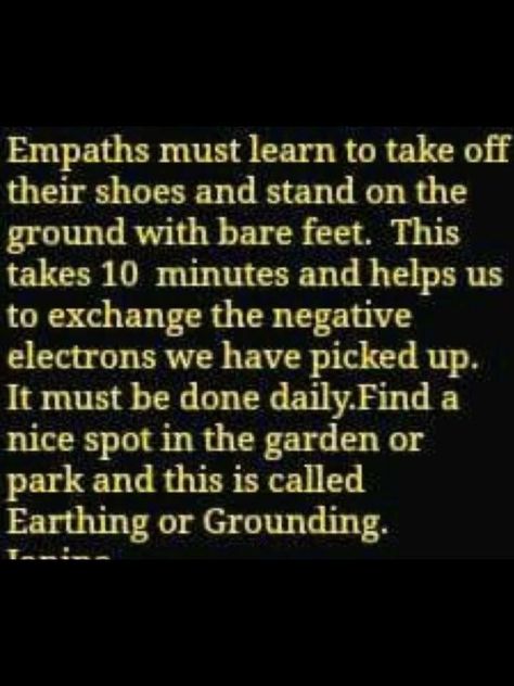 Personal experience-daily necessity. Even better in sun or moonlight and in or just after rain. Cleanse and charge effect grounding. #spirituality #empath #loveandlight Empath Tips, Empath Traits, Empath Abilities, Peaceful Space, Intuitive Empath, Highly Sensitive People, Spirit Guide, Infj Personality, Therapy Tools