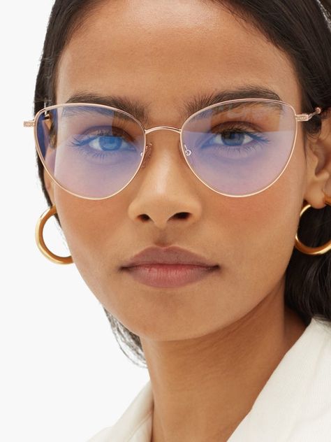 Filigree cat-eye metal glasses | Chloé | MATCHESFASHION Glasses Women Fashion Eyeglasses, Optical Glasses Women, Glasses For Oval Faces, Glasses Inspo, Glasses For Round Faces, Cute Glasses Frames, Classy Glasses, Glasses Frames Trendy, Glasses Inspiration