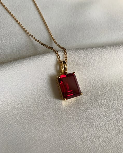 Product Description: 

• 14 karat gold
• genuine ruby
• 14mm * 11mm; 10.13 carat ruby
• 4.8 grams including stone Ruby Gold Pendant, Ruby Chains Gold, Elegant Necklaces Classy, Ruby Pendant Set, Pendent Design, Yellow Sapphire Ring Engagement, Personalized Gold Jewelry, Ruby Pendant Necklace, Rings In Silver