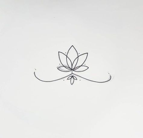 Tattoos Lotus, Simple Lotus Tattoo, Lotusblume Tattoo, Small Lotus Tattoo, Small Girly Tattoos, Lotus Tattoo Design, Aesthetic Tattoos, Muster Tattoos, Small Pretty Tattoos