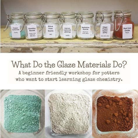 Start Mixing Your Own Ceramic Glazes - A Shopping List – Sue McLeod Ceramics Polymer Flowers, Ceramic Glazes, Ceramic Glaze Recipes, Candle Glow, Ceramic Glaze, Clay Tiles, Glaze Recipe, Calcium Carbonate, Square Tile