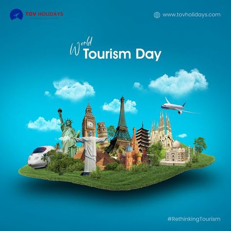 World Tourism Day Creative Ads, World Tourism Day Creative, World Tourism Day Poster, Baga Beach Goa, Dubai Dolphinarium, Dubai Tickets, Tourism Design, World Tourism Day, Dynamic Wallpaper