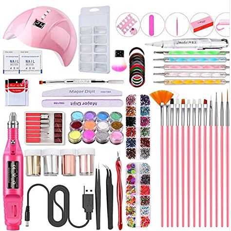 Major Dijit Portable USB Electric Nail Drill Set Polish Pen File Kit,36W Nail Lamp Gel Manicure Dryer Lamp,Acrylic Nail 3D Ar Smart Nails, Cheap Nail Art, Nail Equipment, Nail Pen, Gel Set, Light Nails, Nail Drill Machine, Nail Polish Kits, Pedicure Kit