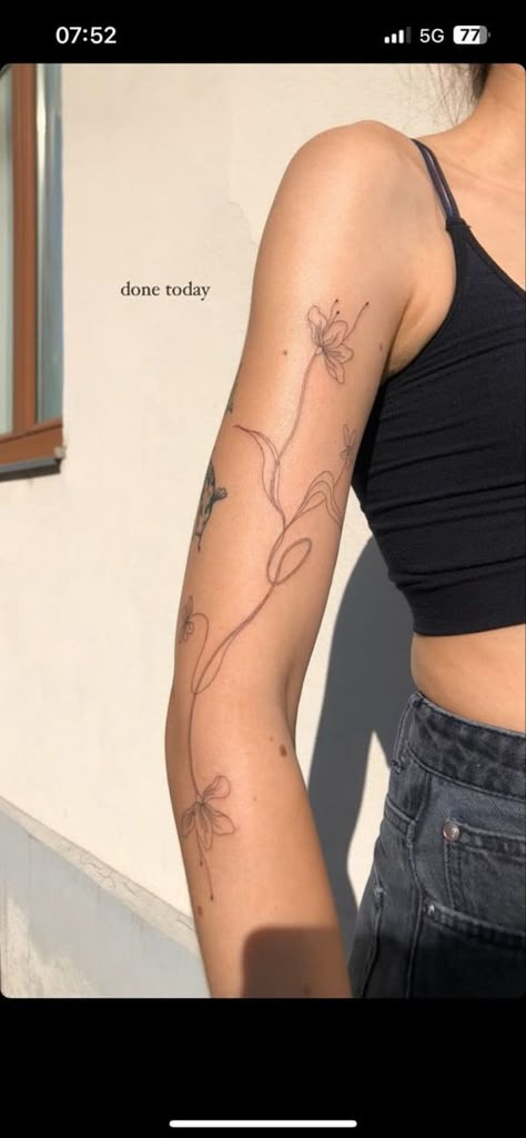 Complimentary Tattoos, Whimsical Tattoos, Forarm Tattoos, Petite Tattoos, Small Hand Tattoos, Arm Tattoos For Women, Dainty Tattoos, Subtle Tattoos, Best Tattoo Designs