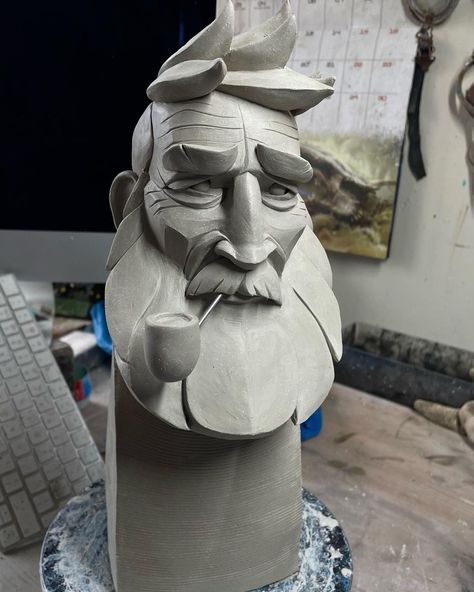 https://www.instagram.com/p/Cb-Q5FBqYOJ/?igshid=MDJmNzVkMjY= Activism Art, Sculpture Techniques, 3d Printing Art, Toy Sculpture, Sculpture Art Clay, Sculptures Céramiques, Portrait Sculpture, Sculpting Clay, Art Clay