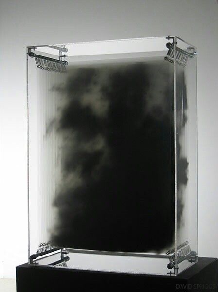 David Spriggs 'Dark matter' David Spriggs, Transparency Art, Credence Barebone, Black Acrylic Paint, Pat Mcgrath, Dark Matter, Sculpture Installation, Black Acrylic, Black Acrylics