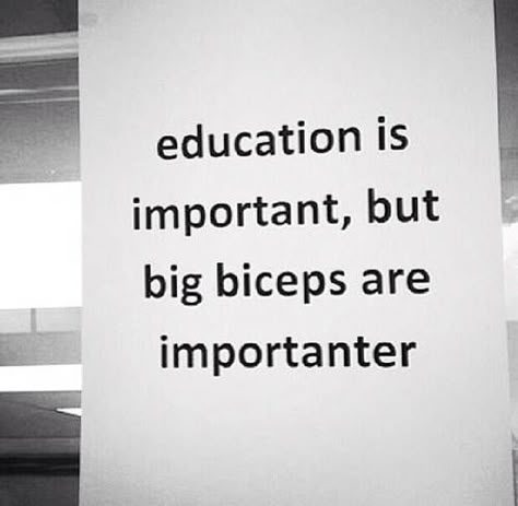 Big biceps are importanter Bicep Gym, Powerlifting Motivation, Big Biceps, Gym Quote, Powerlifting, Gym Motivation, Funny Quotes, Motivational Quotes, Funny Memes