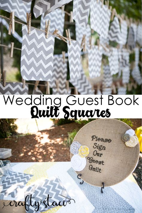 Wedding Guest Quilt, Guest Book Quilt, Wedding Guest Book Quilt, Free Quilt Tutorials, Hanging Quilts, Guest Book Table, Wedding Quilt, Signature Quilts, Quilt Squares