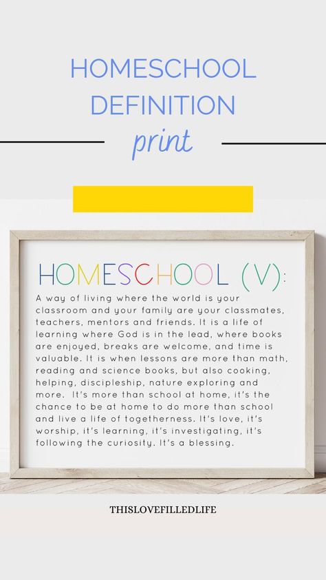 Homeschool Sign, Homeschool Wall Art, Homeschool Wall, Sign Room Decor, Mom Definition, Homeschool Family, Classroom Wall Decor, Homeschool Classroom, Homeschool Planning