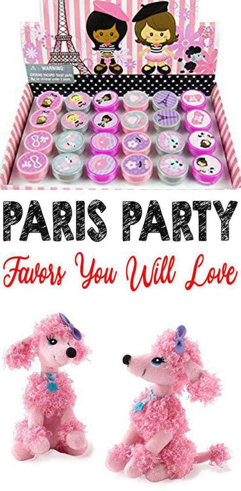 Paris Kids Party, Dinner Party Favors, Paris Themed Birthday Party, Party Activities Kids, Parisian Party, Party Favor Ideas, Paris Kids, Paris Birthday Parties, Paris Theme Party