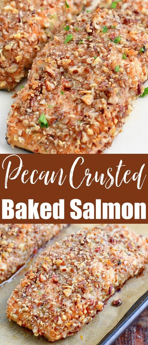 Flavored Mayo, Easy Gluten Free Dinner, Pecan Crusted Salmon, Crusted Salmon Recipes, Crusted Salmon, Salmon Dinner, Baked Salmon Recipes, Grilled Seafood, Fish Recipes Healthy