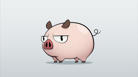 Pig Pig Animation, Pigs, Mario Characters, Illustrations, Fictional Characters, Art