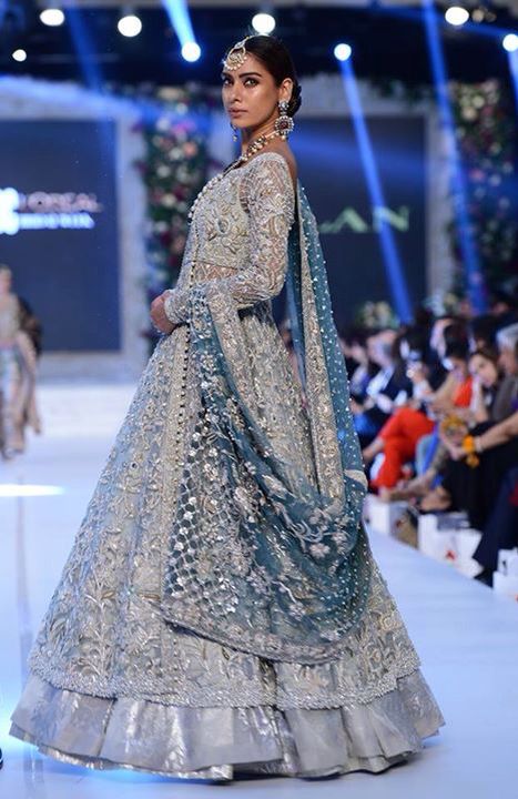 Elan Bridal Frock, Blue And Silver Wedding, Pakistani Anarkali, Blouse Lehenga, Walima Dress, Desi Wedding Dresses, Asian Bridal Dresses, Bridal Dresses Pakistan, Pakistani Wedding Outfits