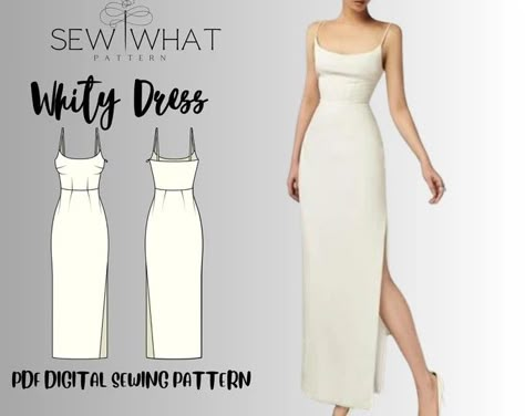 Party Dress Patterns, Evening Dress Patterns, Sewing Projects Clothes, Wedding Dress Patterns, Pattern Dress Women, Diy Clothes Design, Couture Mode, Sewing Design, Diy Sewing Clothes