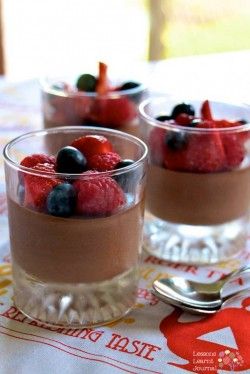 Pyramid Tea Bags & A Chocolate Mousse Recipe:: high tea at home. Chocolate Pudding Cups, High Tea Food, Chocolate Mousse Recipe, High Tea Party, Individual Desserts, Pudding Cups, Food Chocolate, Tea Party Food, Small Desserts