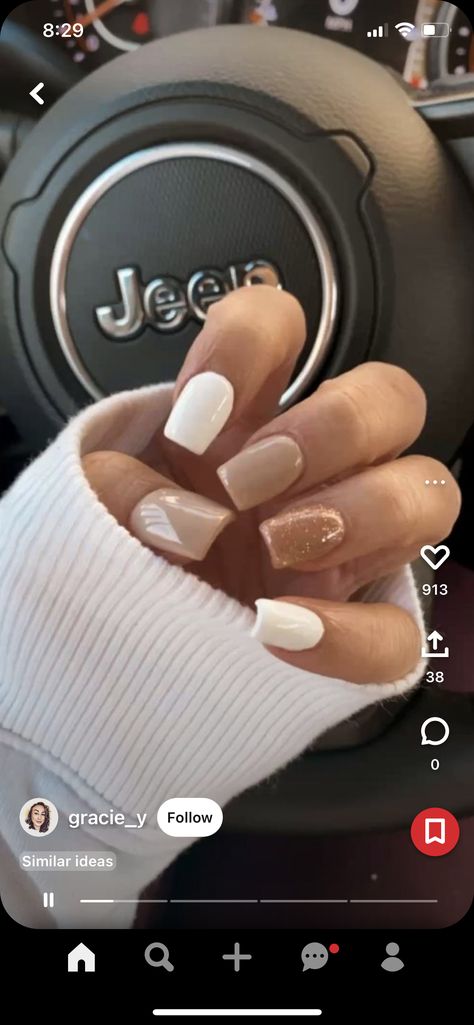 Tan Nail Designs, Fall Western Nails, Tan Nails, Western Nails, Nail Tip Designs, Fall Gel Nails, French Tip Acrylic Nails, Simple Acrylic Nails, French Tip Nails