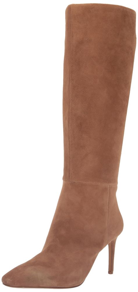 PRICES MAY VARY. Suede Material Boot - Knee Boot Nylon Zipper Closure Dresses With Tall Boots, Suede Tall Boots, Taupe Knee High Boots Outfit, Tan Knee High Boots Outfit, Women Boots, Casual Suede Knee-high Boots With Wide Calf, Tall Suede Knee-high Boots For Winter, Brown Tall Knee-high Boots For Fall, Taupe Knee High Boots