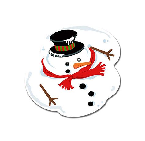 Melting Snowman Drawing, Melted Snowman Art, Snowman Melting, Snowman Outdoor Decorations, Christmas In July Decorations, Homemade Puffy Paint, Melted Snowman Ornament, Melted Snowman Cookies, Winter Crafts Preschool