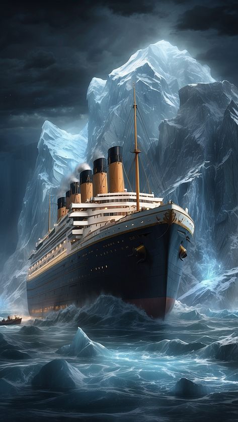 Leonardo Diffusion XL In a heartstopping moment frozen in time 1 Ship In The Ocean, Usa Flag Wallpaper, Neet 2024, Buddhism Wallpaper, Earth At Night, Titanic Ship, Flag Wallpaper, Cover Wallpaper, Marketing Advertising