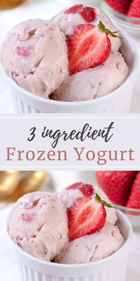 Frozen Greek Yogurt Recipe, Greek Yogurt Frozen Yogurt, Homemade Greek Yogurt Ice Cream, Ice Cream Made With Yogurt, Homemade Yogurt Ice Cream, Yogurt Homemade Recipes, Yogurt Frozen, Yoghurt Ice Cream Recipe, Ice Cream With Yogurt