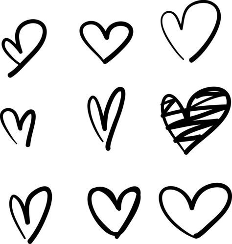 doodle collection set of hand drawn scribble hearts isolated on white background Scribble Heart, Hand Drawn Heart, Background Background, Background White, White Background, Hand Drawn, Vector Free, Web Design, How To Draw Hands