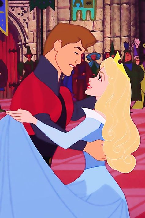 Disney Çiftleri, Disney Aurora, Disney Mignon, Disney Romance, Animation Disney, Images Disney, Disney Background, Prince Phillip, Disney Sleeping Beauty