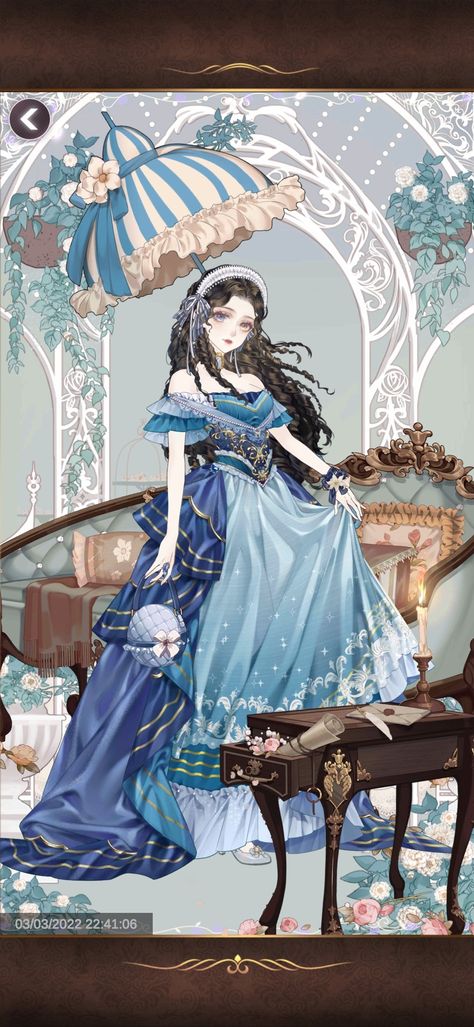 Anime Dress Design, Animated Dress, Drawn Outfits, Waltz Dress, Helix Waltz, Interesting Story, Fantasy Outfits, Love Nikki, Cartoon Outfits