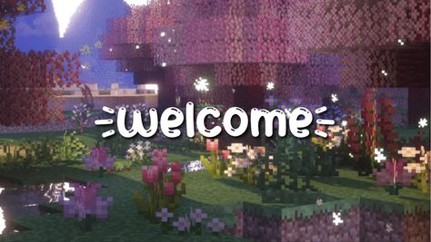 Minecraft Youtube Banner, Minecraft Things, Welcome Banner, Graphic Design Photoshop, Public Places, Youtube Banner, Design Photoshop, Youtube Banners, Listen To Music