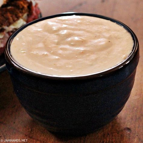 Jam Hands: Reuben Sandwiches with Homemade Thousand Island Dressing Reuben Dressing Recipe, Reuben Sauce Recipe, Homemade Thousand Island, Homemade Thousand Island Dressing, Reuben Sandwiches, Sandwich Sauces, Seasoning Blends, Thousand Island, Reuben Sandwich