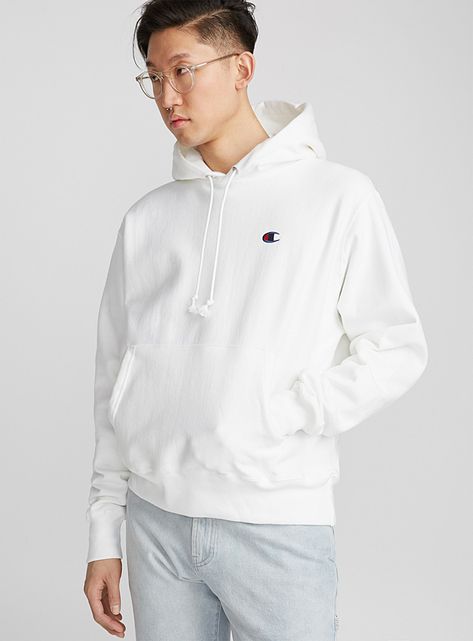 Authentic hoodie | Champion | Men's Hoodies & Sweatshirts | Simons Champion Outfit Men, Champion Outfit, Champion Clothing, Athletic Hoodie, Champion Brand, Hoodies And Sweatshirts, Athletic Looks, Champion Reverse Weave, Champion Hoodie