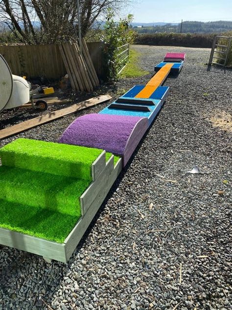 Dog Outside Play Area, Dog Outdoor Play Area, Dog Training Area, Diy Dog Playground, Dog Park Design, Dog Daycare Design, Dog Agility Course Diy, Dog Gym, Outdoor Dog Area