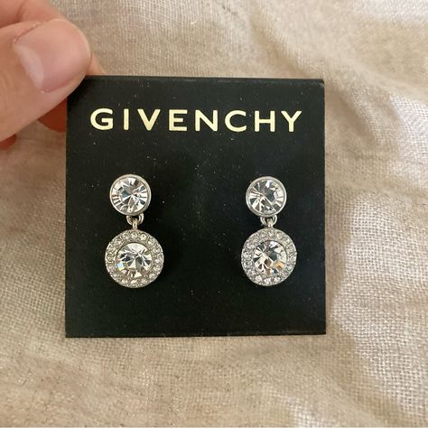 Givenchy Earrings Silver Tone Crystal Like Drop Studs Stud Brand New Backings -Never Used All Sales Are Final. There Are Absolutely No Returns Or Exchanges. Please Review All Of The Pictures Carefully And Ask Any Questions Before Purchasing. Thank You Givenchy Earrings, Givenchy Jewelry, Earrings Silver, Givenchy, New Color, Silver Earrings, Silver Tone, Jewelry Earrings, Women Jewelry