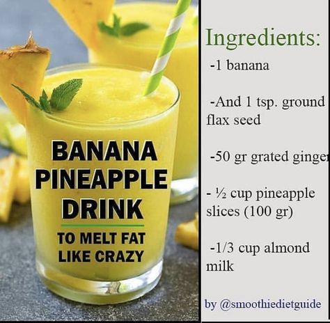 Turmeric Drinks, Dieting Foods, Weight Smoothies, Protein Shake Ingredients, Watermelon Smoothie Recipes, Pineapple Drink, Juice Cleanses, Detox Smoothies, Pineapple Drinks