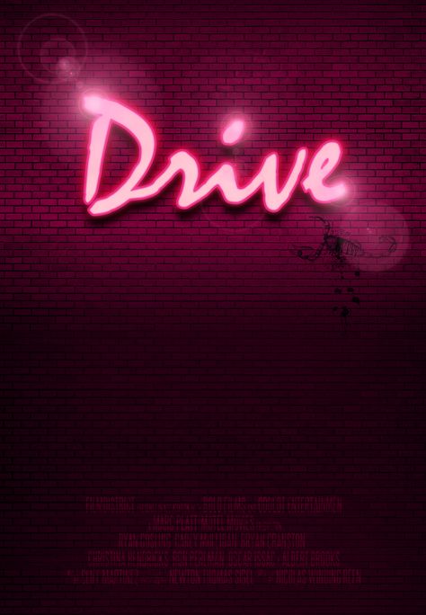 Drive movie poster Drive Movie Wallpaper, Drive Movie Poster, Ryan Gosling Movies, Drive Movie, Drive In Cinema, Pool Party Adults, Drive 2011, Drive Poster, Beloved Movie