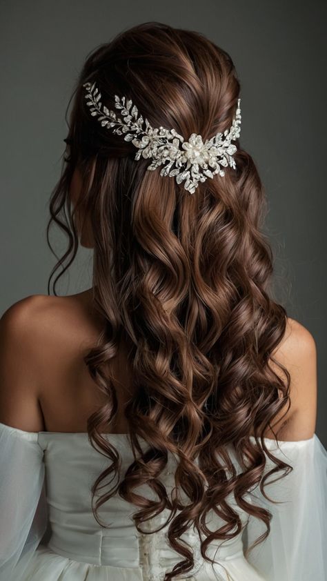 Discover stunning curly hair bridal hairstyles for your special day Whether you prefer long veil short half up bun crown braids or a combination this tutorial has got you covered Say I do to beautiful wedding hair Curly Hair Bridal Hairstyles, Curly Hair Bridal, Crown Braids, Veil Short, Half Up Bun, Edgars Haircut, Beautiful Wedding Hair, Short Veil, Long Veil