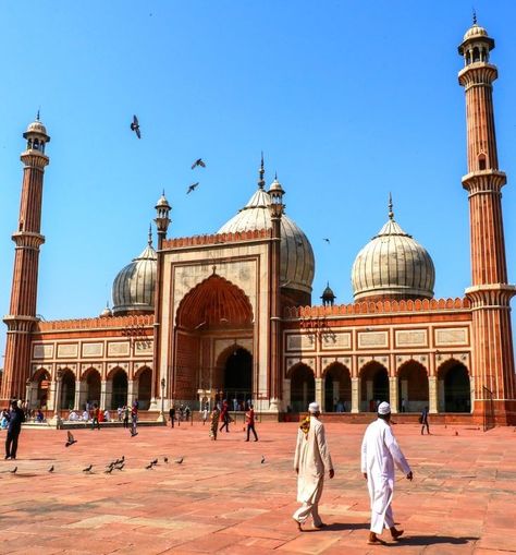 Delhi Jama Masjid Pic, Juma Masjid Delhi, Hindi Culture, Delhi Pics, Things To Do In Delhi, Cantilever Architecture, Namaste India, India Tourism, India Travel Places