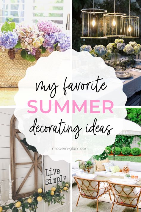 Summer Mantel, Summer Interior, Summer Living Room, Summer Centerpieces, Summer Patio, I Love Summer, Summer Mantle Decor, Summer Porch, Spring Summer Decor